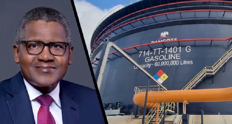 Dangote Refinery Resumes Naira Sales of Petrol at ₦1,215 Per Litre
