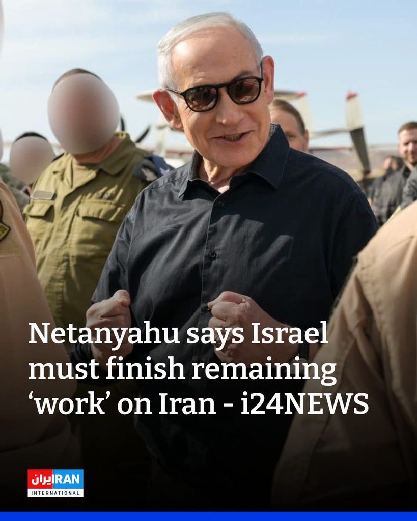 Netanyahu Says Israel Has Completed 80–90% of Work Against Iran’s Nuclear Threat