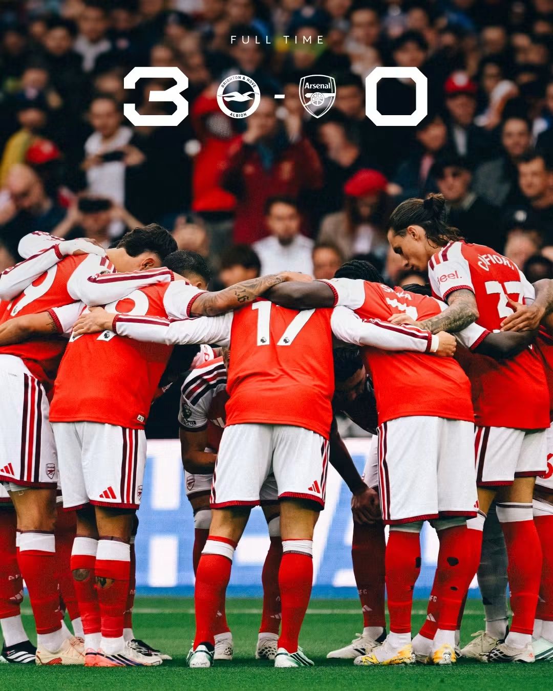 Arsenal Suffer First Defeat of Season as Brighton Ruin Gunners’ Perfect Start